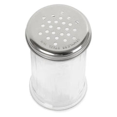 Apollo Glass Flour Shaker with Stainless Steel Screw Top - 15 x 8cm