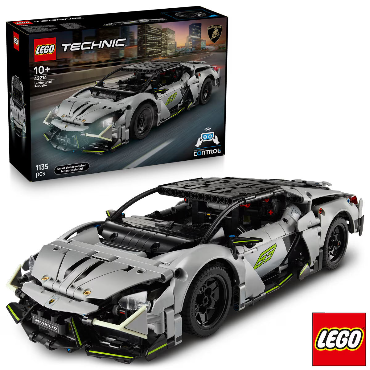 LEGO Technic Lamborghini Revuelto Super Sports Car - Model 42214 (10+ Years)