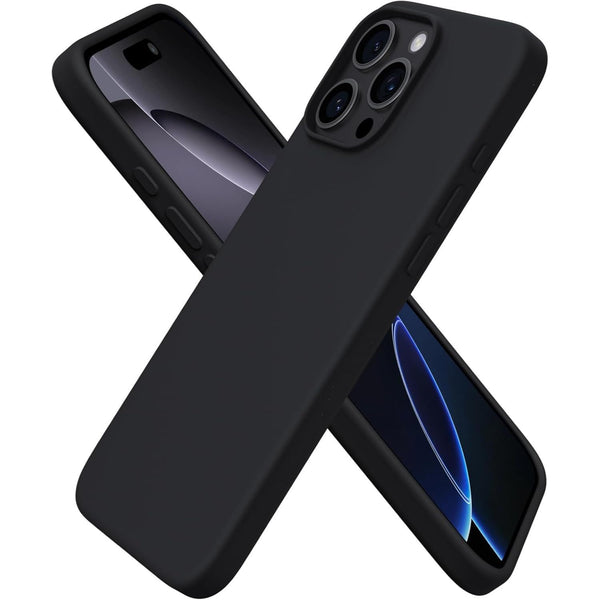 Case For iPhone 16 Pro Max Plus 15 Pro Max Plus 16e (2025) 14 Pro Max Plus 13 Pro Max Mini 12 Pro Max Mini 11 Pro Max Black Shockproof Phone Cover