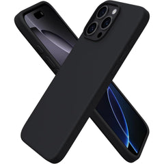 Case For iPhone 16 Pro Max Plus 15 Pro Max Plus 16e (2025) 14 Pro Max Plus 13 Pro Max Mini 12 Pro Max Mini 11 Pro Max Black Shockproof Phone Cover