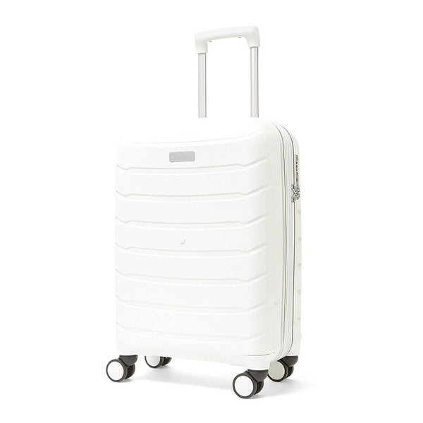 Rock Prime 3 Piece Hardside Luggage Set in White