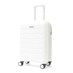 Rock Prime 3 Piece Hardside Luggage Set in White