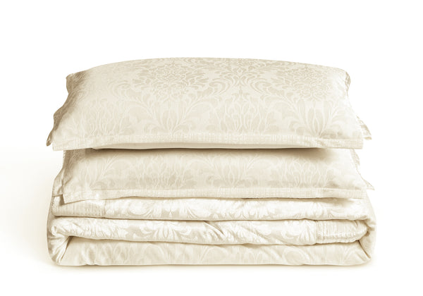 3 Piece Velvet Quilted Bedspread Set Jacquard Damask Bed Cover with Pillow Shams | Luxury Soft Polyester Bedspread for Double King Super King Beds | Modern Elegant Bedroom Bedding Set