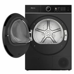 Hisense Kitchenfit 5I Series DH5I904BBBC, 9Kg Heat Pump Dryer, A+++ Rated in Black