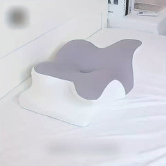 1pc Slow Rebound Cervical Pillow, Ergonomic Neck Contour Support for Side Sleep, Machine Washable Cool Soft Pillow Cover