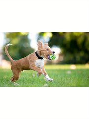 Engaging Giggle Ball Designed for Both Dogs And Cats - A Pet Puzzle Toy That Produces Distinctive Giggling Noises - Sturdy Chew Toy to Alleviate Boredom - Made from Safe Vinyl - Measures 12.95 cm, Without Battery