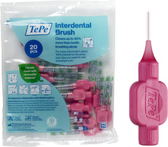 Tepe Interdental Brush, Original, Yellow, 0.7Mm/Iso 4, 8Pcs, Efficient Cleaning between Teeth, Plaque Remover and Dental Flosser for Small Gaps