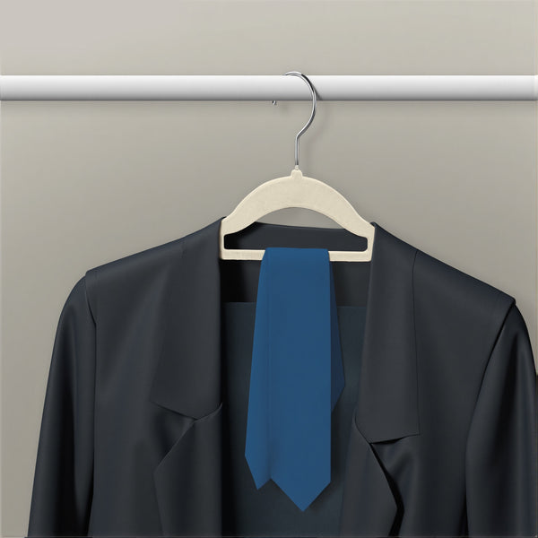 Velvet Hangers 30 Pack - Non-Slip Clothes Hangers with Tie Bar & 360° Hook - Durable & Sturdy, Space-Saving Wardrobe Organisers for Suits, Jackets & Clothes