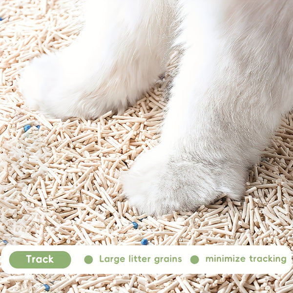 Multi-Buy Discounts, Premium Plant-based Cassava Tofu Mixed Cat Litter (2.3*1 Kg), Deodorizing Cassava Tofu Cat Litter - Clumping, Low Dust, Easy To Clean, Fast Clumping, Odor Control, Non-stick Bottom, Flushable, New Upgraded Formula, Long-lasting