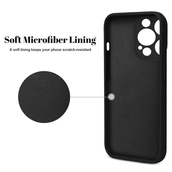 Phone Case: Custom Photo Black Slim Lightweight Phone Case - with Camera Protection, Soft Material, HD Printing, Fade-Resistant, Personalized Case for iPhone 17/ 16/ 15/ 14/ 13/ 12/ 11 Pro Max/ Pro/ Plus, Warm Gift for Friends & Family on Christmas