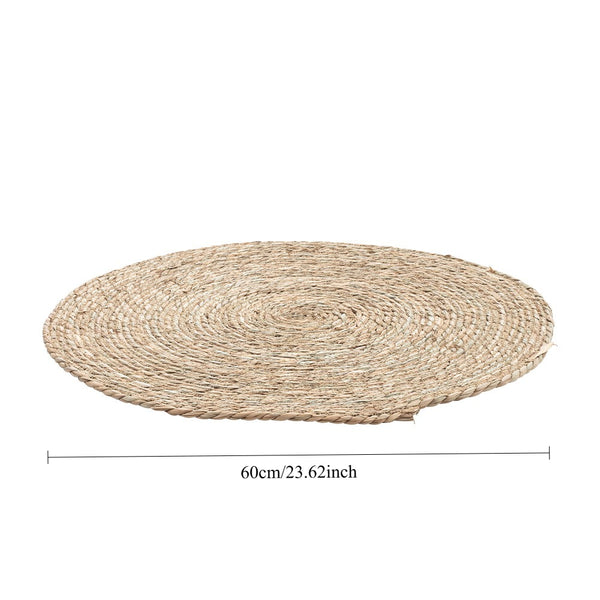 Cat Scratch Board Large Grinding Claw Cat Toy Wear Resistant, Scratch Resistant, Non Shedding Scratch Basin Integrated Cat Nest Vine Weaving Cat Sleeping Mat Cattail Weave in Two Sizes