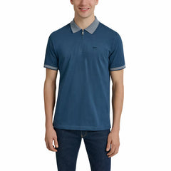DKNY Men'S Zip Collar Polo