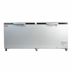 Contender FZC019 Commercial 655L Twin Lid Chest Freezer, D Rated in White