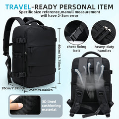 Travel Luggage Vacuum Compression Travel Backpack with Vacuum Pump Combo Set. This vacuum-sealed double-shoulder bag is ideal as luggage for men and women on short business trips, a schoolbag for students, and the top choice for travel outings