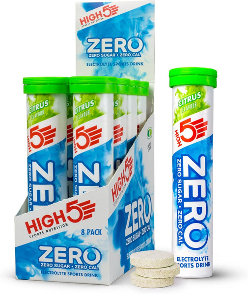 HIGH5 ZERO Electrolyte Tablet - Hydration Tablets Enhanced with Vitamin C - 0 Calories & Sugar Free - Boost Hydration, Performance & Wellness - Berry, 20 Tablets