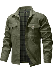 Men's Casual Trendy Color Block Bomber Jacket - Zip-Up Streetwear Jacket