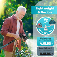 100ft Heavy-Duty Garden Hose, Expandable, Four Colors Are Available, With 1/2