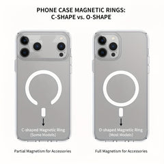 Phone Case - Premium Minimalist Protective Cover for Iphone 17 Pro Max & 17 Pro in Starry Orange, Featuring a Transparent Magnetic Design And Full Drop Protection with Four Corners