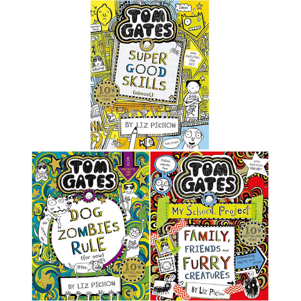 Tom Gates Refreshed X3 Book Collection