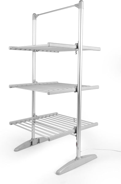Beldray Heated Clothes Airer Pod - Hot Air Indoor Clothes Dryer with Cover, Quick Drying Time, Holds up to 10Kg, 6 Drying Arms for Hangers, 6 Heat Settings, Reduce Creases 900/1000W, LA041258
