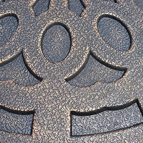 Garden Parasol Base Cast Iron Round Umbrella Stand Patio Outdoor Heavy 9.5kg New