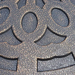 Garden Parasol Base Cast Iron Round Umbrella Stand Patio Outdoor Heavy 9.5kg New