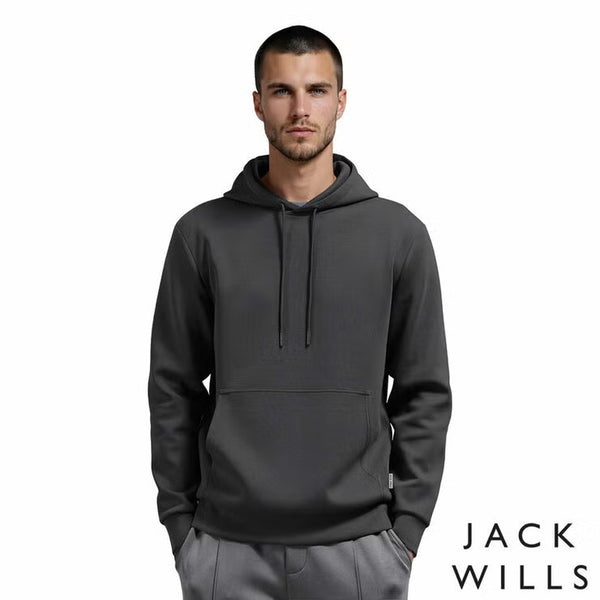 Jack Wills Men'S Interlock Hoodie in Grey