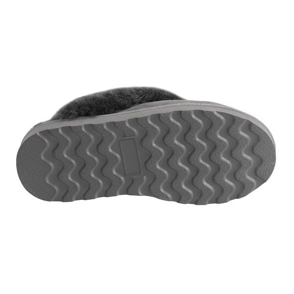 Kirkland Signature Women'S Shearling Slippers in Grey