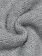 A Soft And Cozy Short Sweater with a Laid-Back Vibe, Perfect for Versatile Styling