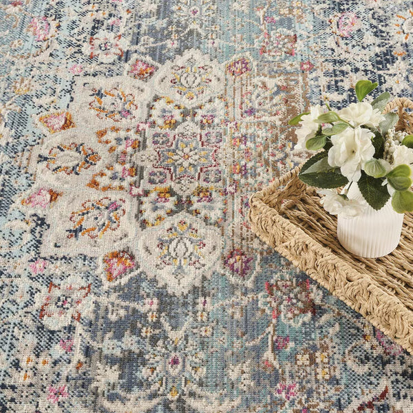 Concept Looms Vintage Kashan Blue Rug, in 3 Sizes
