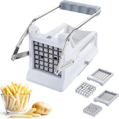Chipper Potato Slicer with 2 Blade Options, Suction Base for Safe and Easy