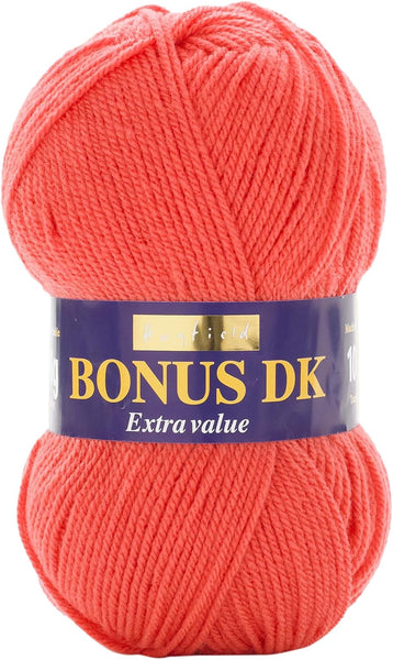 Sirdar Hayfield Bonus DK Double Knitting, White (961), 100G