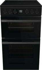 Hisense HDE3211BBUK 60Cm Electric Cooker with Ceramic Hob-Black , a Rated Double Oven