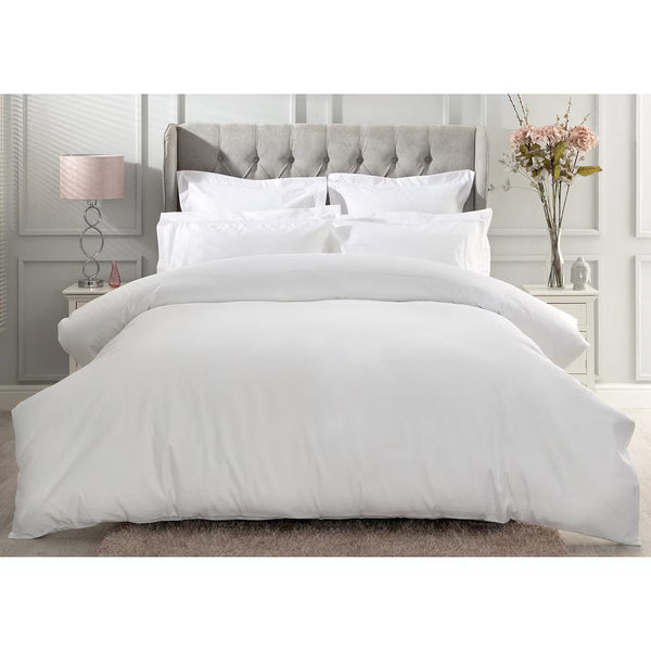 Belledorm Pure Egyptian Cotton Sateen 1000 Thread Count Duvet Cover in 4 Sizes, White