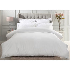 Belledorm Pure Egyptian Cotton Sateen 1000 Thread Count Duvet Cover in 4 Sizes, White