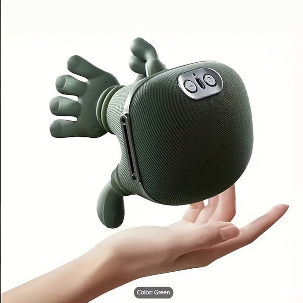 USB Rechargeable Deep Tissue Massager, 8-Claw - Portable Finger Press Massager Suitable for Neck, Back, Shoulders, and Legs - Perfect Gift for Men and Women, Waist, Relaxation. Sternocleidomastoid Muscle Massager, Wireless Portable Heat Neck