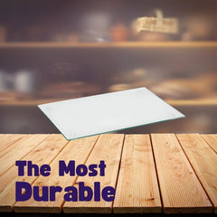 60x40cm Worktop Saver Protector Board Glass Clear Ideal for Chopping Cutting