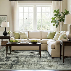 1pc Ultra Soft Cashmere Carpet – Soft Plush Low Pile Bohemian Rug, Non-Slip Rubber Backing Area Mat, Pet-Friendly & Machine Washable Floor Mat for Living Room, Bedroom & Home Decor, Perfect Holiday Gift