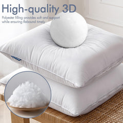 Pillow Inserts Pillow Fillers Cushion Inner Fill Cushion Cores, Machine Washable Space Themed All Season Comfort for Multi purpose, Non Woven Fabric, Suitable for Living Room, Bedroom, Dorm, Office, Home Decor Set of 2 and 4