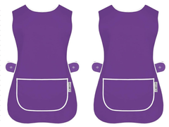 Pack of 2 Tabard Apron | Aprons for Men, Women, and Ladies | Professional Cooking Aprons with 2 Pockets | Adjustable Kitchen Apron for Baking, BBQ, Grilling, Gardening, Crafting, Cleaning, Painting, Barista, Restaurant Work | Cute & Stylish Gift Apron for