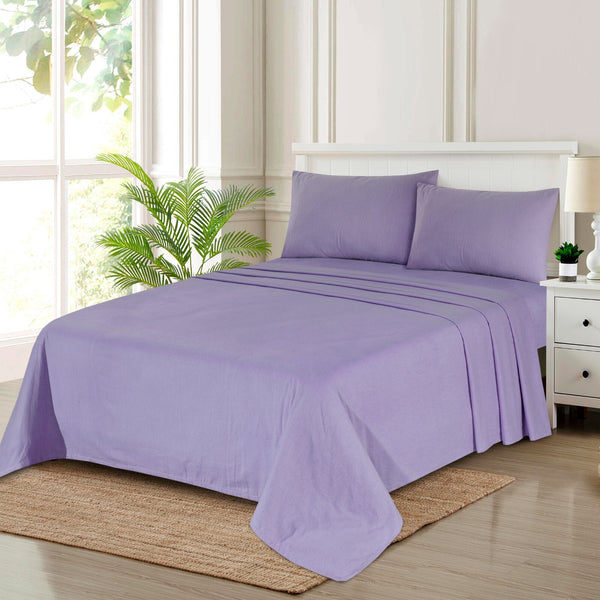 Flannelette Thermal Fitted Sheet 100% Brushed Cotton, 25cm Deep Pocket, Warm Soft Bed Sheet