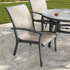 Agio Clearfield 5 Piece Sling Dining Set + Cover