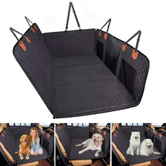 Back Seat Extender Dog Seat Cover for Back Seat, Hard Bottom Car Seat Cover