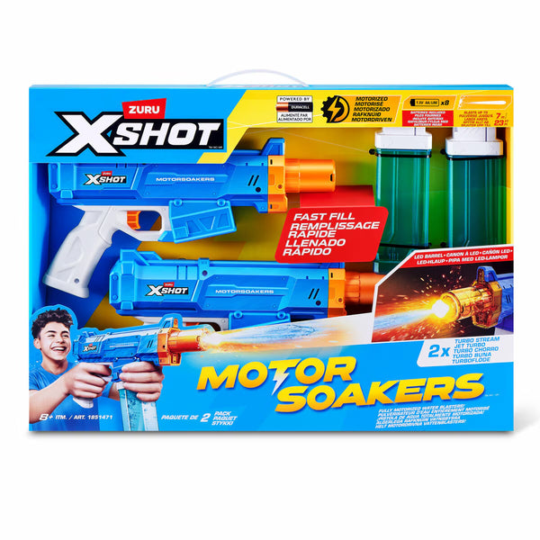 XSHOT Water Turbo Stream Motor Soaker 2-Pack by ZURU (8+ Years)