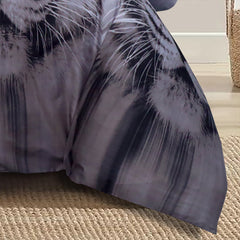 4pcs Printed Duvet Cover Set, Soft Comfortable Multi-design Printed Bedding Set, For Bedroom, Guest Room (1 Fitted sheet + 2 Pillowcases + Without Core) Trendy Design, Soft Fabric, Brushed Material, Lightweight