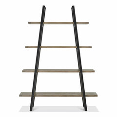 Bentley Designs Camden Weathered Oak & Peppercorn Open Display Unit