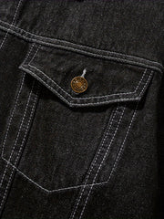 Men's Casual Washed Denim Jacket