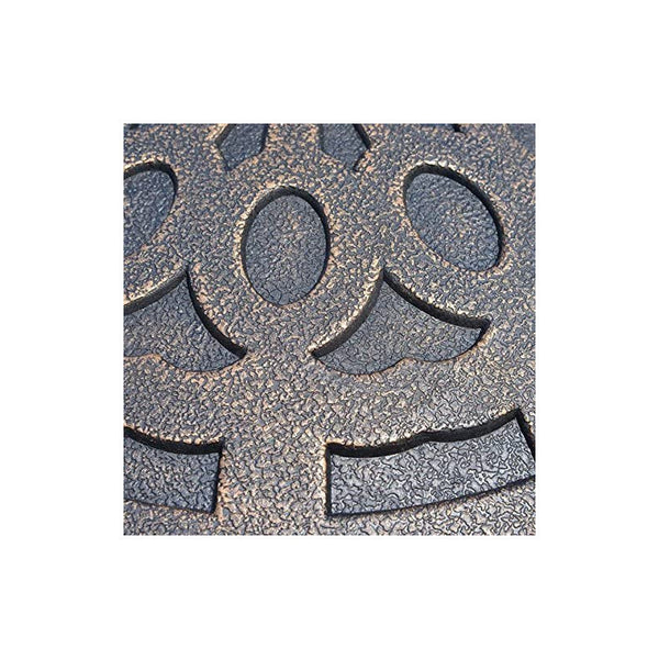 Garden Parasol Base Cast Iron Round Umbrella Stand Patio Outdoor Heavy 9.5kg New