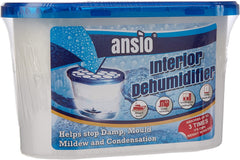 ANSIO Dehumidifier 500Ml Pack of 10 Condensation Remover Moisture Absorber Dehumidifiers for Damp, Mould, Moisture in Home, Kitchen, Wardrobe, Bedroom