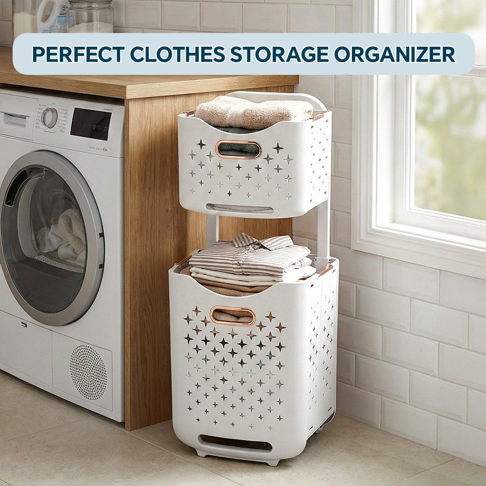 Foldable Newspaper and Magazine Holder with Wheels Multi-purpose Living Room Organisational Basket, Laundry Basket with Wheels Trolley-style Laundry Basket, Hard-wearing and Duration-proven, High Load-bearing Capacity